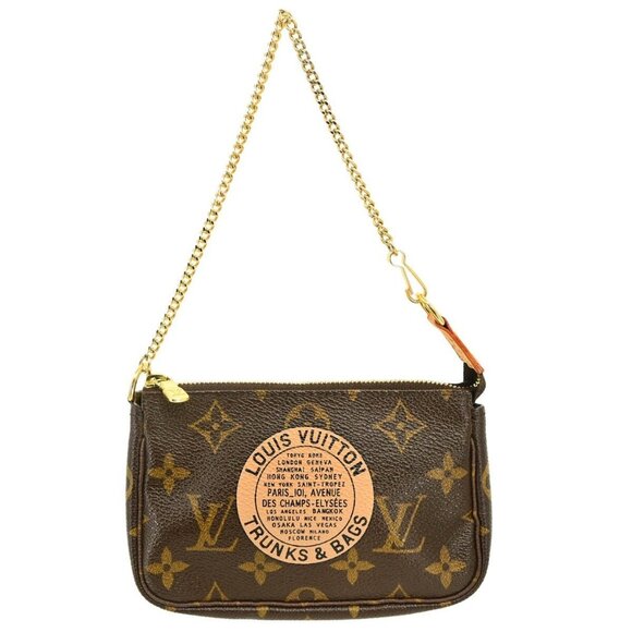 Louis Vuitton Monogram Mini Pochette Accessoires Handbag - Picture 1 of 12